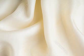 White background abstract cloth wavy folds of textile texture