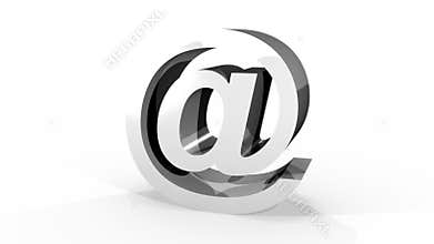 White At Sign Spinning