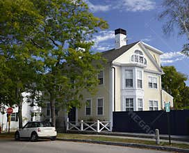 Colonial house in New England