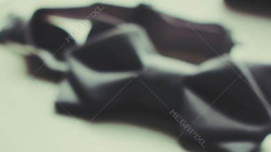 Close-up of Groom's Gray Tie