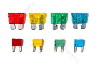 Car blade type fuses