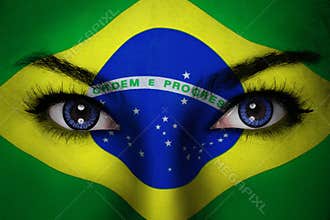 Brazil woman face