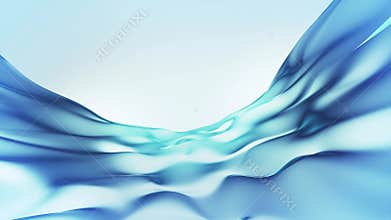 Blue Flow Looped Wavy Fluid Background Animation