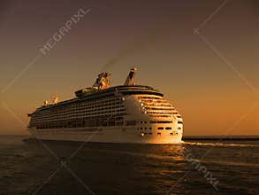 Cruise on sea