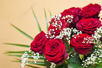 Bouquet of red roses