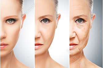 Concept of aging and skin care