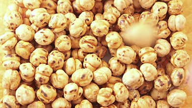 Roasted chickpeas prepared for a flavorful snack experience