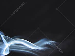 Abstract light particle waves