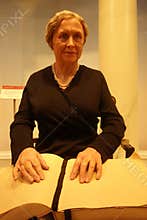 Helen Keller Wax Figure