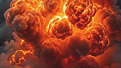Ultimate flame burst inward 4K, exceedingly closely thought Generative AI
