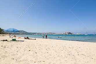 Public beach Calvi