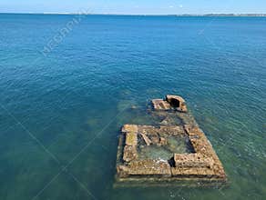 Ruins of the fortress of Cadiz