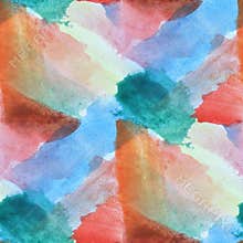 Paint colorful orange, blue pattern water texture abstract color