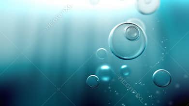 Water bubbles loop