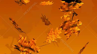 Autumn Leaves Falling