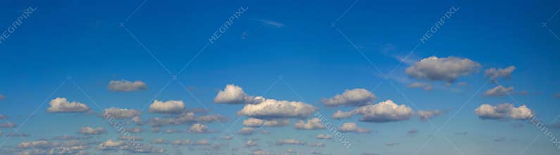 High resolution bright sky panorama
