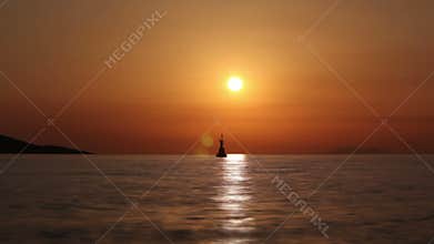 Adriatic sea sunset