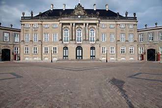 Queen palace Denmark copenhagen Amalienborg castle