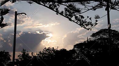 Rim Lit Clouds
