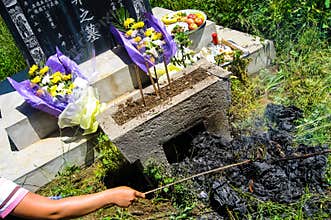 Traditional Chinese burial tradition