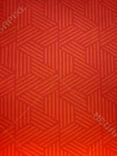 Geometrical orange background and pattern