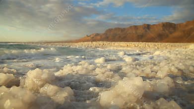 Dead Sea salt. Israel