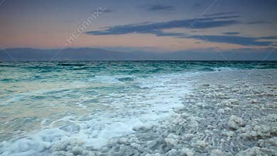 Dead Sea salt. Israel