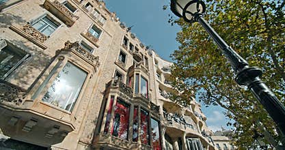 The beautiful architecture of Casa Battlo Barcelona.