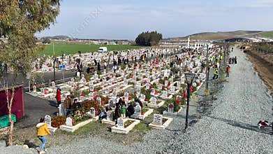 Earthquake Cemetary in Hatay City