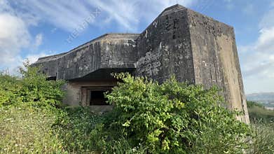 Old Bunker in Istanbul City, Turkiye