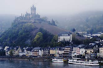 Castle at Cochem on Mosel River, Germany