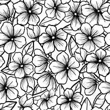 Beautiful seamless background in black-and-white s