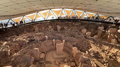 Gobekli Tepe Neolithic Archaeological Site in Sanliurfa