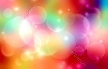 Rainbow colors blur background