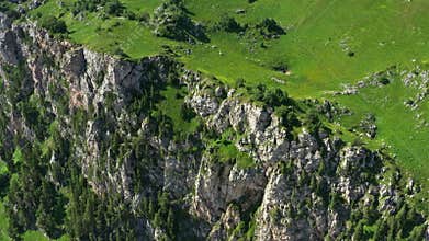 Summer landscape in Caucasus Mountains