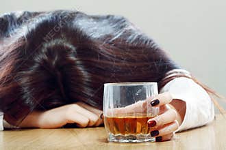 Alcoholic drink and sleeping