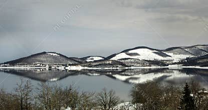 Elati 02-2012 (105) Limni Plastira in winter