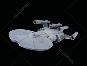 Future Sci-Fi spaceship