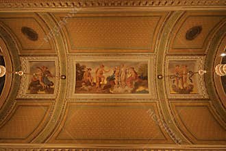 Hungarian State Opera (Magyar Allami Operahaz), a venue with ceiling frescoes