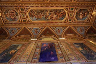 Hungarian State Opera (Magyar Allami Operahaz), a venue with ceiling frescoes
