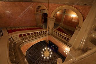 Hungarian State Opera (Magyar Allami Operahaz), a venue with ceiling frescoes