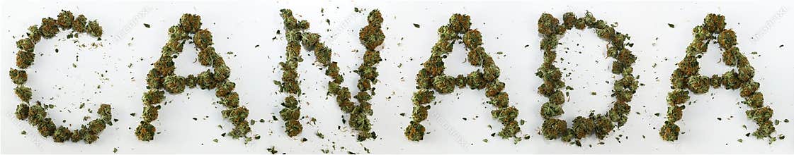Canada Spelled With Marijuana