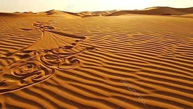 Footprints in the Golden Desert