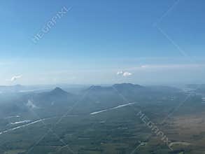 Aerial View of Lush River Valley mobile photography