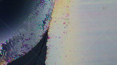 Pixel damage shattered screen crash blur glitch
