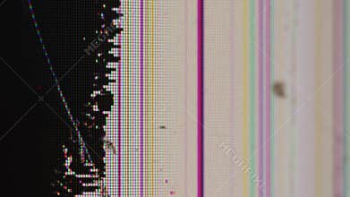Screen fractured monitor defect cyber glitch blur