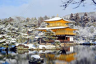 Golden temple of Japan