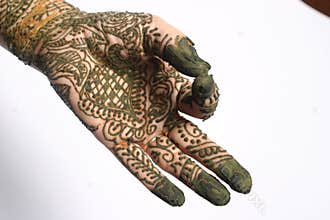 Henna on hand