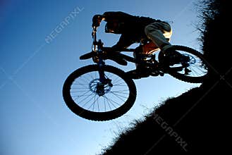 Mountain biker