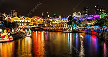 Lantern Festival on Singapore River